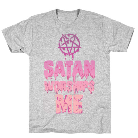 Satan Worships Me T-Shirt