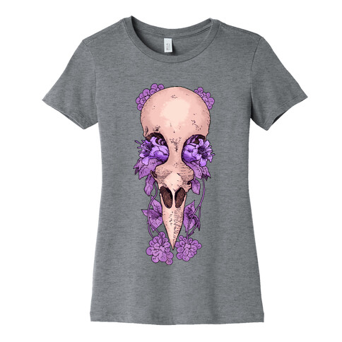 Bird Skull Womens T-Shirt