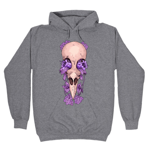 Bird Skull Hooded Sweatshirt