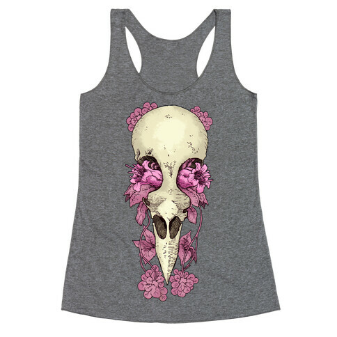 Bird Skull Racerback Tank Top