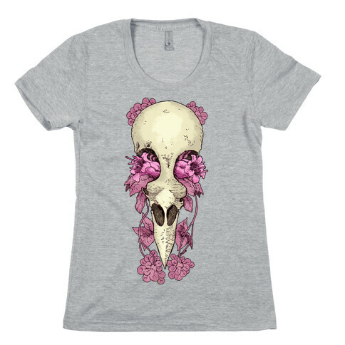Bird Skull Womens T-Shirt