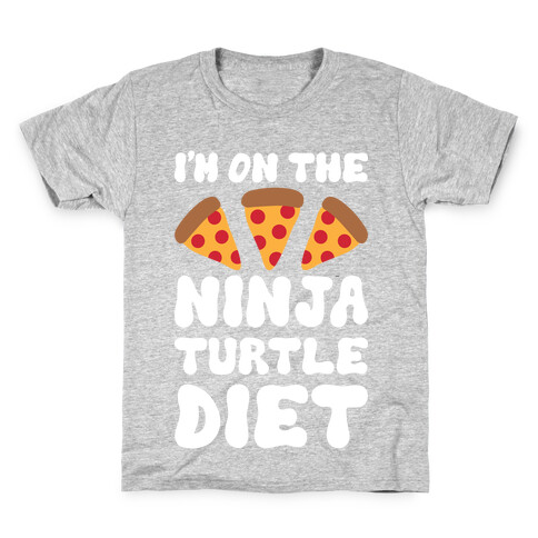 I'm On The Ninja Turtle Diet Kids T-Shirt