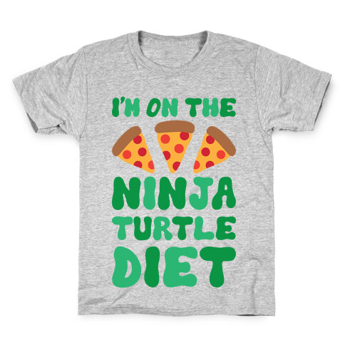 I'm On The Ninja Turtle Diet Kids T-Shirt