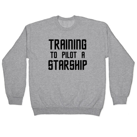 Training To Pilot A Starship Pullover