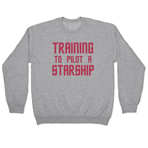 Training To Pilot A Starship Pullover