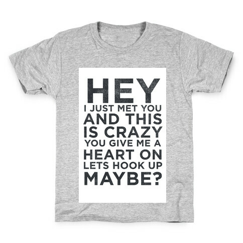 Heart On (Call me Maybe) Kids T-Shirt