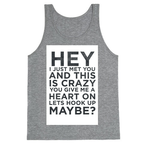 Heart On (Call me Maybe) Tank Top