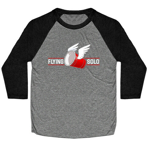 Flying Solo Baseball Tee