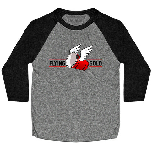 Flying Solo Baseball Tee