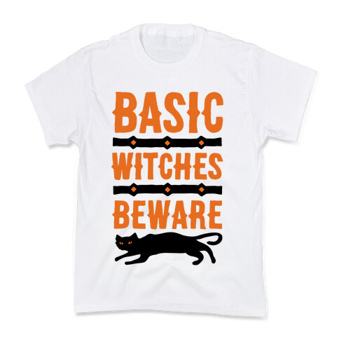 Basic WItches Beware Kids T-Shirt