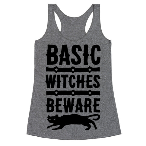 Basic WItches Beware Racerback Tank Top