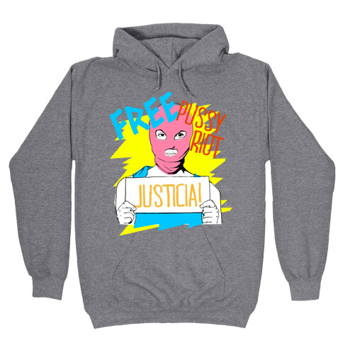 Free Pussy RIot Hooded Sweatshirt