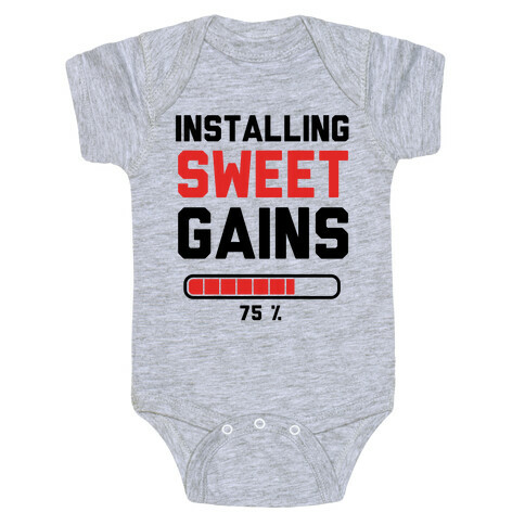 Installing Sweet Gains Baby One-Piece