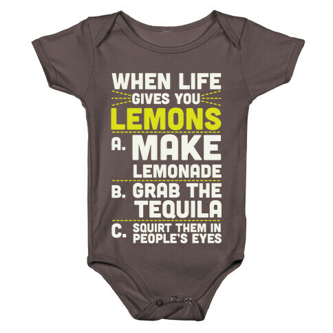When Life Gives You Lemons Baby One-Piece