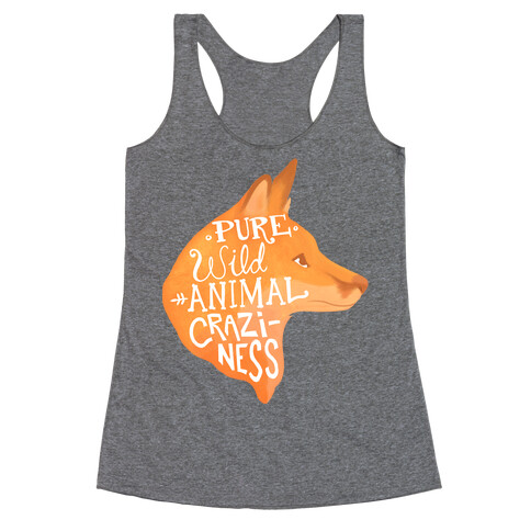 Pure Wild Animal Craziness Racerback Tank Top