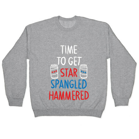 Star Spangled Hammered Pullover