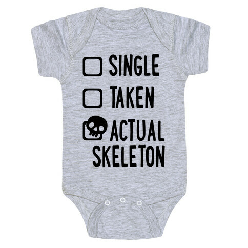 Actual Skeleton Baby One-Piece