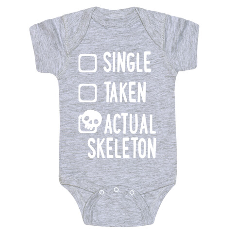 Actual Skeleton Baby One-Piece