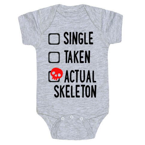 Actual Skeleton Baby One-Piece