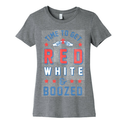 Red White & Boozed (Tank) Womens T-Shirt