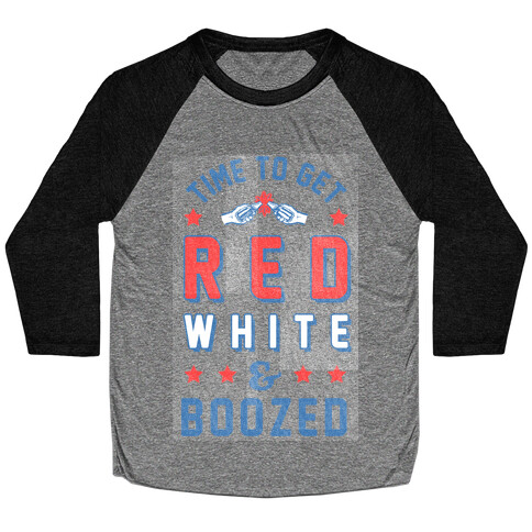 Red White & Boozed (Tank) Baseball Tee