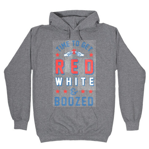 Red White & Boozed (Tank) Hooded Sweatshirt