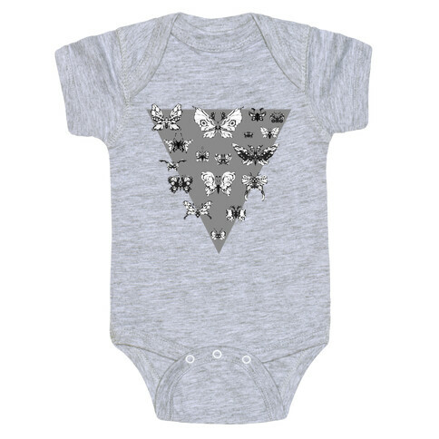 Moth Triangle Baby One-Piece