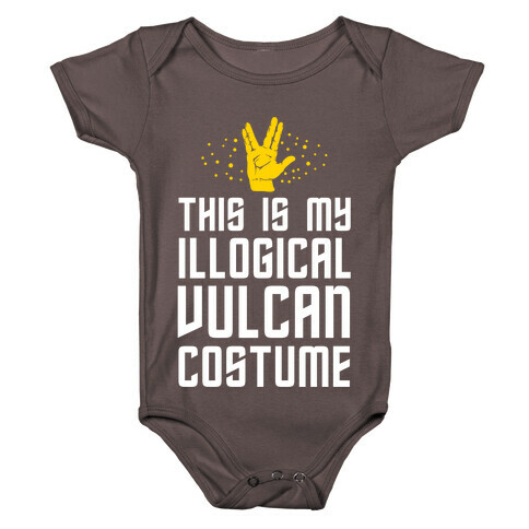 This is My Illogical Vulcan Costume Baby One-Piece