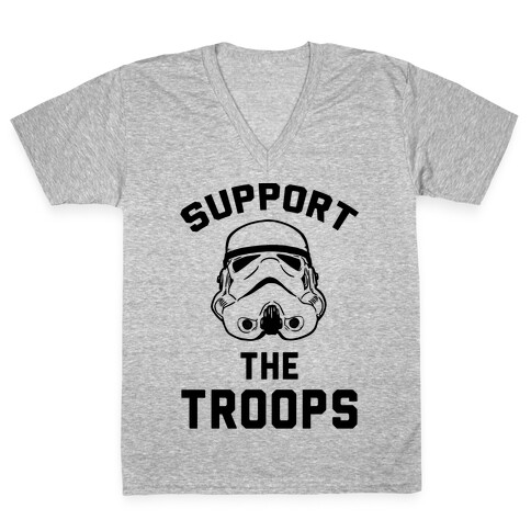 Support The Troops V-Neck Tee Shirt