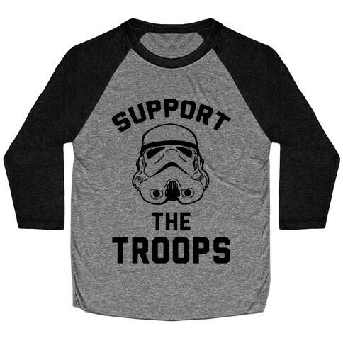 Support The Troops Baseball Tee