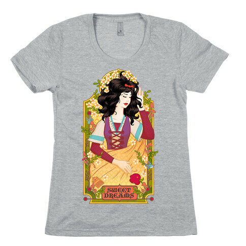 Sweet Dreams Snow White Womens T-Shirt
