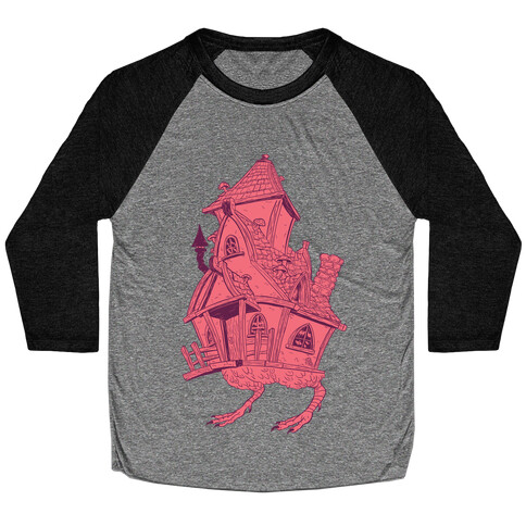 Baba Yaga's House Baseball Tee