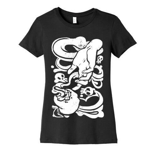 Poisoned Apple and Hand Womens T-Shirt