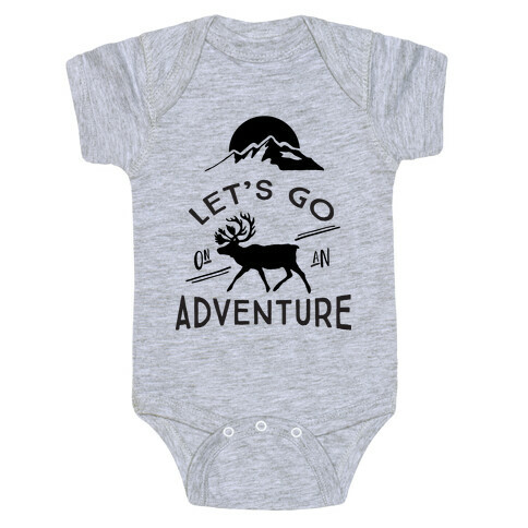 Let's Go On An Adventure Baby One-Piece