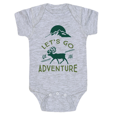Let's Go On An Adventure Baby One-Piece