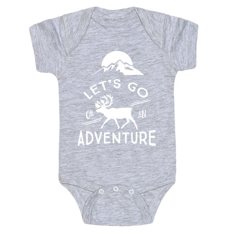 Let's Go On An Adventure Baby One-Piece