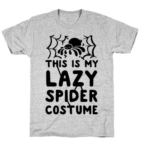 This is My Lazy Spider Costume T-Shirt