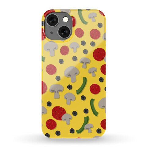 Pizza Topping Pattern Phone Case