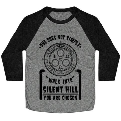One Does Not Simply Walk Into Silent Hill Baseball Tee