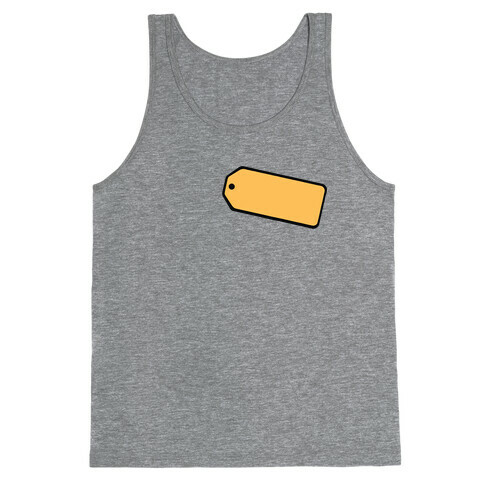 Price Is Right Name Tag Costume Tank Top