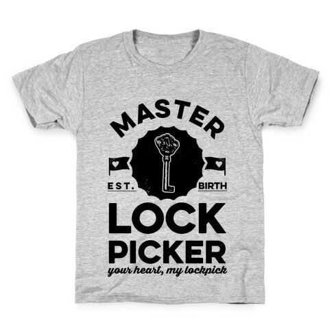 Master Lock Picker Kids T-Shirt
