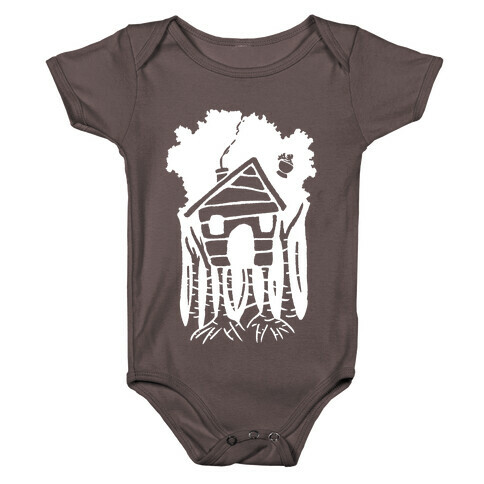 Yaga's House On Hen's Legs Baby One-Piece