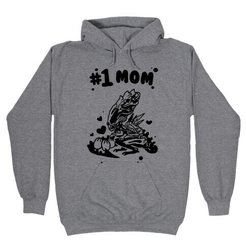 Alien Queen #1 Mom Hooded Sweatshirt