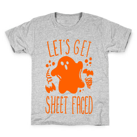 Let's Get Sheet Faced Kids T-Shirt