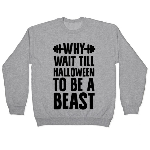 Why Wait Till Halloween to Be a Beast Pullover