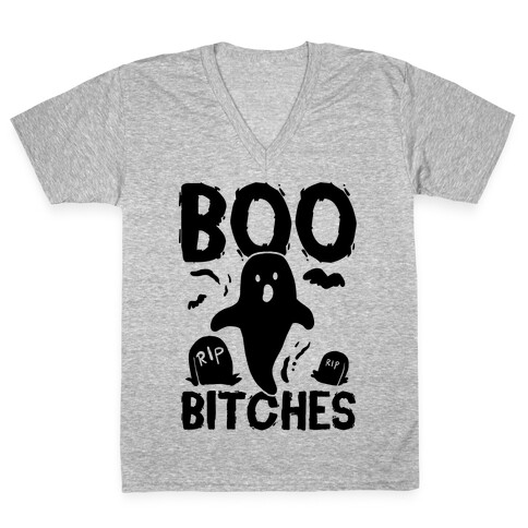 Boo Bitches V-Neck Tee Shirt