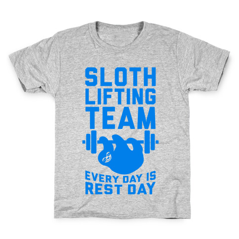 Sloth Lifting Team Kids T-Shirt
