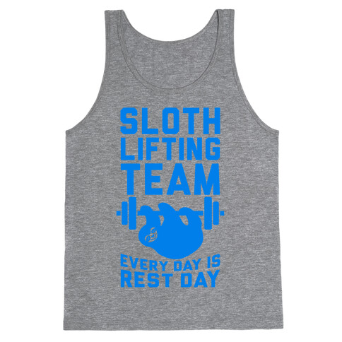 Sloth Lifting Team Tank Top