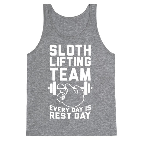 Sloth Lifting Team Tank Top