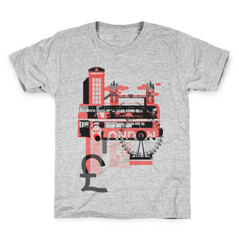 London Travel Visit Kids T-Shirt